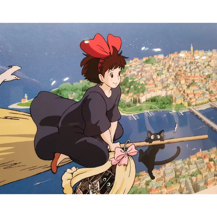 ART CEL KIKI DELIVERS A GIFT - STUDIO GHIBLI Cel Art - Studio Ghibli