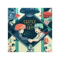 Online Art Déco Clear Folder A4 - Castle in the Sky Storage