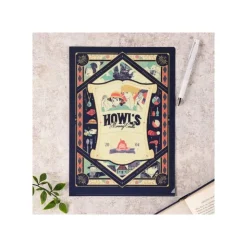 Clearance Art Déco Clear Folder A4 - Howl's Moving Castle Storage