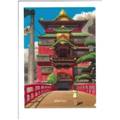 Clearance A4 Size Clear Folder Aburaya - Sprited Away Storage