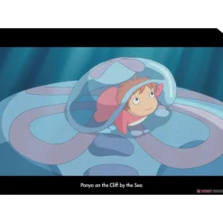 Discount A4 Size Clear Folder Ponyo on jellyfish - Ponyo on the Cliff Storage