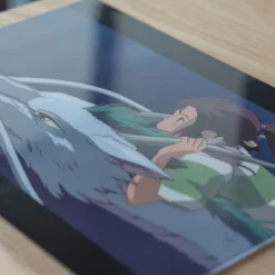 Clearance A4 Size Clear Folder Riding on haku dragon - Sprited Away Storage