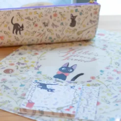 Outlet A4 size Clear with 3 flaps Flowers - Kiki’s Delivery Service Storage