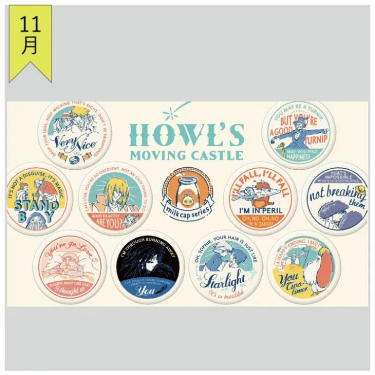 Badge Collection 10 PCS - Howl's Moving Castle Badges