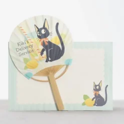 Bamboo Fan & Letter Set Jiji with Lemon - Kiki's Delivery Service Accessories