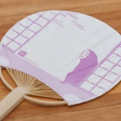 New Bamboo Fan & Letter Set No Face with Flower - Spirited Away Accessories