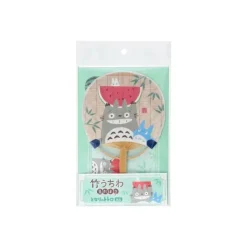 New Bamboo Fan & Letter Set Totoro with Watermelon - My Neighbor Totoro Accessories
