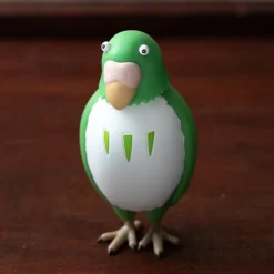 Best Bobble head Figurine Green Parakeet - The Boy and the Heron Toys