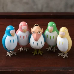 Best Bobble head Figurine Green Parakeet - The Boy and the Heron Toys