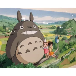 CEL ART TOTORO ON A SUMMER DAY - STUDIO GHIBLI Cel Art - Studio Ghibli