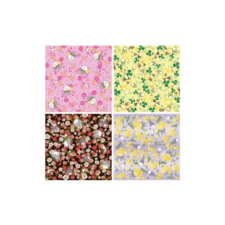 2024 Chiyogami Paper Spring - My Neighbor Totoro Postcards And Letter Papers