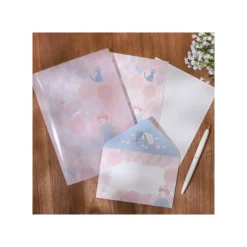 Clear Folder & Letter Set Kiki’s garden - Kiki's Delivery Service Postcards And Letter Papers