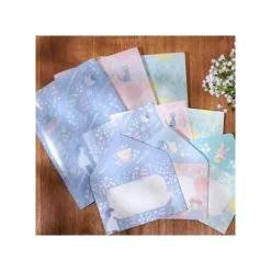 Clear Folder & Letter Set Kiki’s garden - Kiki's Delivery Service Postcards And Letter Papers