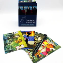 100 Collectible Postcards Box serie 1 - Studio Ghibli Postcards And Letter Papers