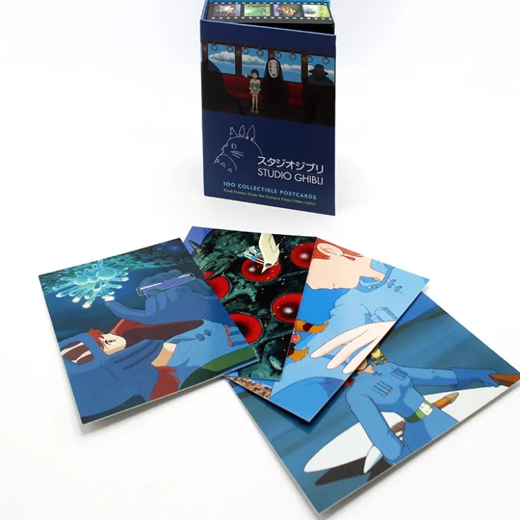 100 Collectible Postcards Box serie 1 - Studio Ghibli Postcards And Letter Papers