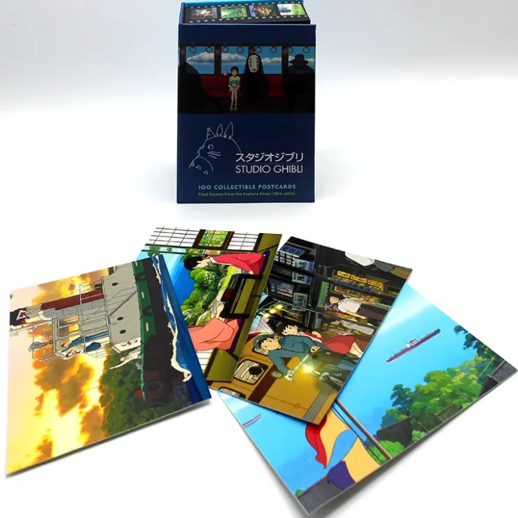 100 Collectible Postcards Box serie 1 - Studio Ghibli Postcards And Letter Papers