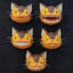 Clearance Collection Catbus faces Assorted 6 Magnets - My neighbor Totoro Magnets