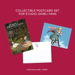 Collection of 30 Postcards - Howl’s Moving Castle Postcards And Letter Papers