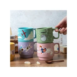 Clearance Coloful embossed mug Kiki Chihiro & Haku - Spirited Away Kitchenware