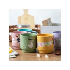 Clearance Coloful embossed mug Kiki on her broom - Kiki's Delivery Service Kitchenware