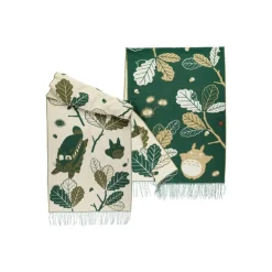Outlet Dark Green Stole Oak leaves - My Neighbor Totoro Outfits