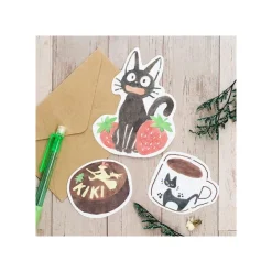 Die-Cut Mini Letterset Kiriko Café - Kiki's Delivery Service Postcards And Letter Papers