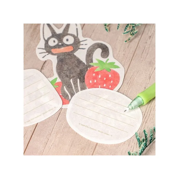 Die-Cut Mini Letterset Kiriko Café - Kiki's Delivery Service Postcards And Letter Papers