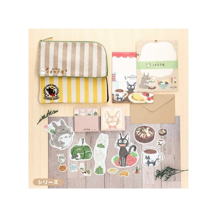 Die-Cut Mini Letterset Kiriko Café - Kiki's Delivery Service Postcards And Letter Papers