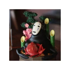 Online Diorama No Face Golden bucket & bamboos - Spirited Away Décoration