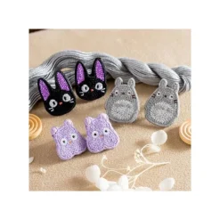 Best Earrings Embroidery serie Totoro - My Neighbour Totoro Jewellery