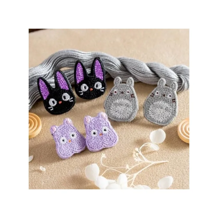 Best Earrings Embroidery serie Totoro - My Neighbour Totoro Jewellery