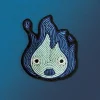 Discount Embroidered Jewel Brooch Blue Calcifer - Howl’s Moving Castle Pins