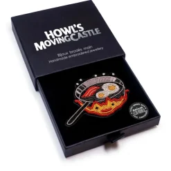 Embroidered Jewel Brooch Frying Pan - Howl’s Moving Castle Pins