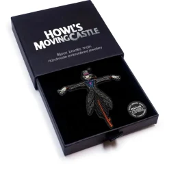Online Embroidered Jewel Brooch Scarecrow - Howl’s Moving Castle Pins