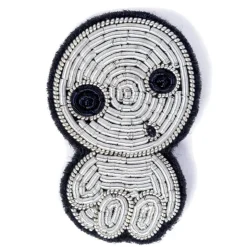 Online Embroidered Jewel Brooch Seated Kodama - Princess Mononoke Pins