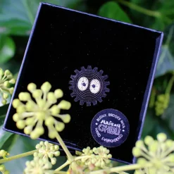 Embroidered Jewel Brooch Soot Sprite - My Neighbor Totoro Pins