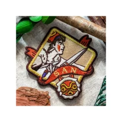 Embroidery badge sticker San - Princess Mononoke Badges