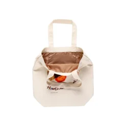 Hot Embroidery Canvas Tote bag Calcifer In A Hurry - Howl's Moving Castle Bags