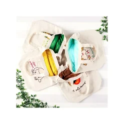 Outlet Embroidery Canvas Tote bag Flying Heen - Howl's Moving Castle Bags