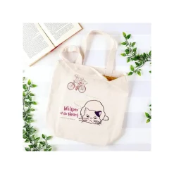 Online Embroidery Canvas Tote bag the Path of Twos - Whisper of the Heart Bags