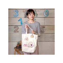Online Embroidery Canvas Tote bag the Path of Twos - Whisper of the Heart Bags