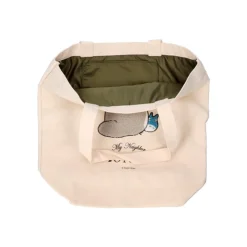 Discount Embroidery Canvas Tote bag Walking away - My Neighbor Totoro Bags