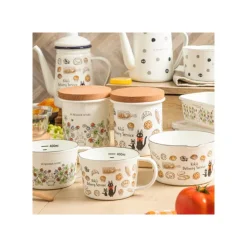 Clearance Enamel pan Soot Sprites - My Neighbor Totoro Kitchenware