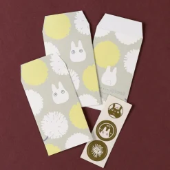 6 Envelopes & stickers set Totoro Dandelion - My Neighbor Totoro Postcards And Letter Papers