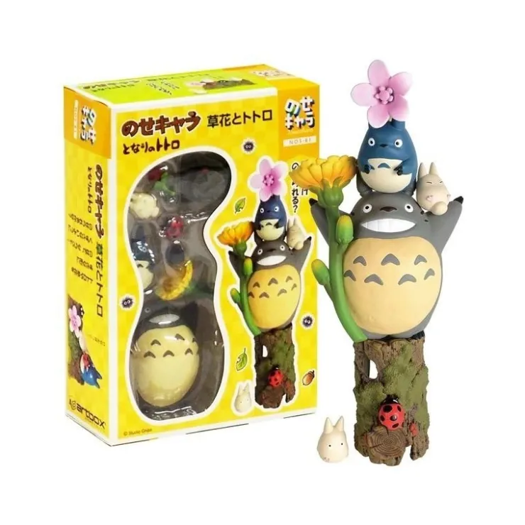 Best Figurines Set Totoro Flowers - My Neighbor Totoro Toys