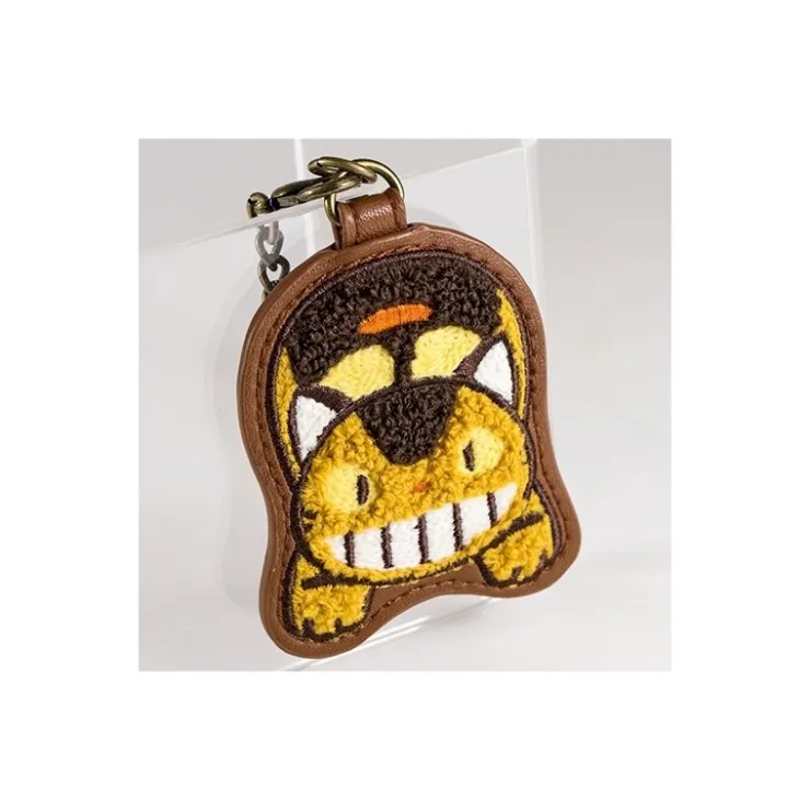 Clearance FLUFFY SERIES KEY RING CAT BUS - MY NEIGHBOR TOTORO Keychains