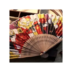 Sale Folding Fan Unabara Flowers - Spirited Away Accessories