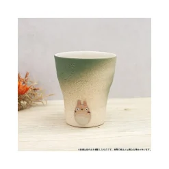 Green hand made Shigaraki ware Cup Totoro - My Neighbor Totoro Kitchenware