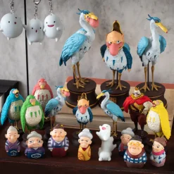 Hot Green Parakeet Figurine - The Boy and the Heron Figurines
