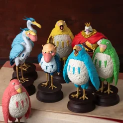 Hot Green Parakeet Figurine - The Boy and the Heron Figurines